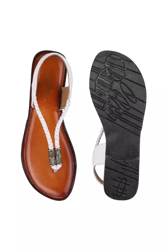 Women   s flat toe-loop slingback sandals (1679)