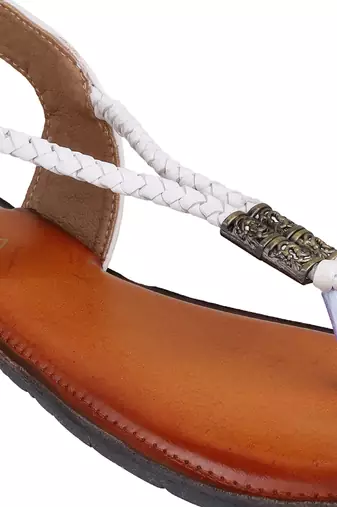 Women   s flat toe-loop slingback sandals (1679)