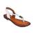 Women’s flat toe-loop slingback sandals (1679)