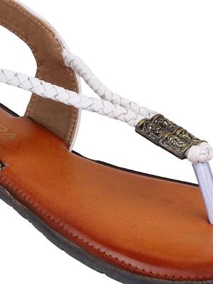Women   s flat toe-loop slingback sandals (1679) 4