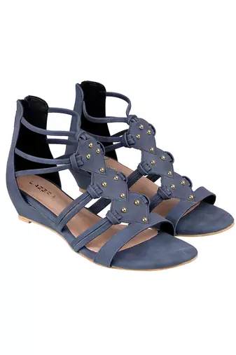 Women’s studded gladiator wedge sandals