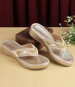 Women’s ethnic comfort toe-ring wedge sandals (1698)