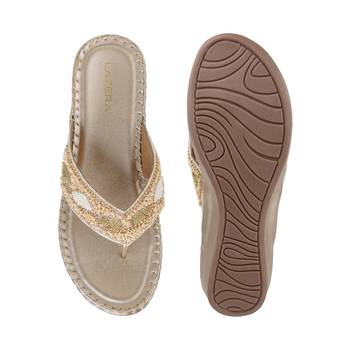 Women   s ethnic comfort toe-ring wedge sandals (1698) 2