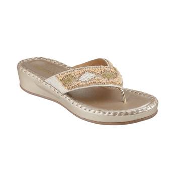 Women   s ethnic comfort toe-ring wedge sandals (1698) 4