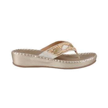 Women   s ethnic comfort toe-ring wedge sandals (1698) 5