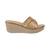 Women's ethnic brocade wedge sandals