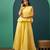 Yellow woven cotton co ord set