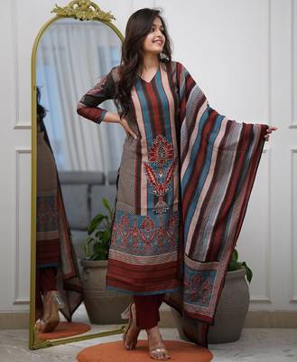 Devaisha-rayon-printed-kurti-pair 1