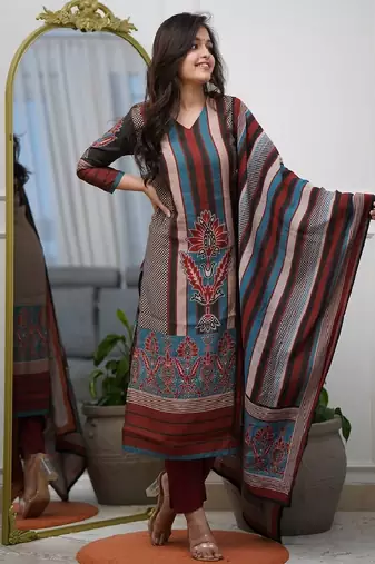 Devaisha-rayon-printed-kurti-pair