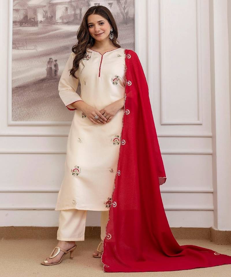 Devmina-chanderi-embroidered-kurti-pant