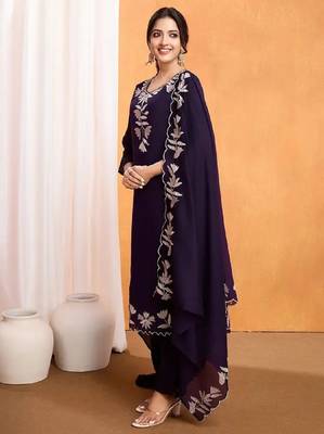 Kanku-vichitra-silk-embroidery-work-kurti-pant-a 5