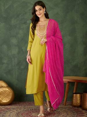 Fancy-rayon-straight-kurti-pair-sku-1782 2