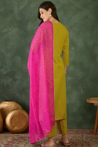 Fancy-rayon-straight-kurti-pair-sku-1782