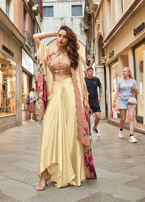 Cream crepe wedding-salwar-kameez  1
