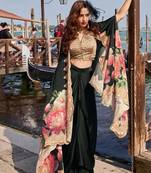 Black crepe wedding-salwar-kameez 