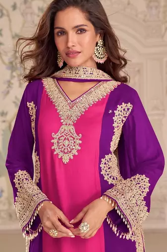 Pink georgette pakistani-salwar-kameez 