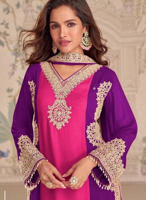 Pink georgette pakistani-salwar-kameez  3