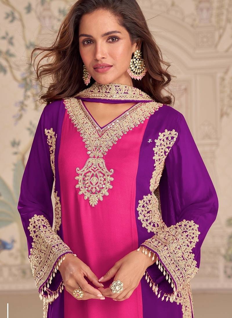 Pink georgette pakistani-salwar-kameez 