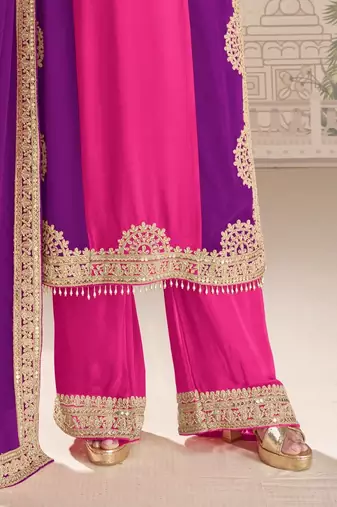Pink georgette pakistani-salwar-kameez 