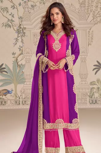 Pink georgette pakistani-salwar-kameez 