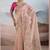 Light onion pink zari tissue brasso weaving saree