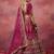 Graceful Pink Embroidered Silk Bridal Lehenga Choli With Double Dupatta