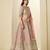 light pink embroidered art silk lehenga choli with dupatta