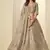 beige embroidered art silk lehenga choli with matching dupatta set