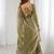 Marvelous Green Sequins Silk Function Wear Gown With Dupatta