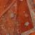 Great Orange Dori Work Silk Bridal Lehenga Choli With Double Dupatta