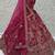 Classic Pink Embroidered Silk Bridal Lehenga Choli With Double Dupatta
