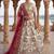 Lovely Off-White Dori Work Silk Bridal Lehenga Choli With Double Dupatta