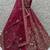 Dazzling Pink Embroidered Silk Bridal Lehenga Choli With Double Dupatta