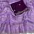Lavender Color Space SIlk Blnd Embroidered Saree