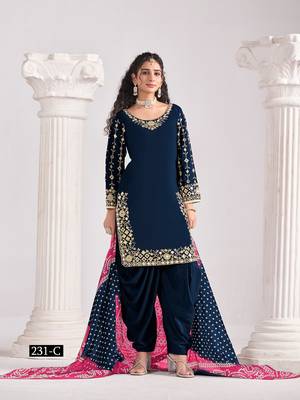 Green silk embroidered salwar suits  4