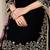 Black silk embroidered salwar suits 