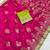 Rani Pink Color Heavy Zari Weaving Dola SIlk Blnd Saree