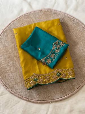 Yellow Color Rangoli Silk Festive Wear Saree 3