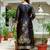 Women's Beautiful Printed Work Chanderi Fabric Straight Kurta Pant and Dupatta Set