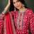 Women's Beautiful Printed Work Rayon Fabric Flared Kurta Pant and Dupatta Set