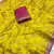 Yellow Color Premium Designer Dola SIlk Blnd Saree