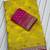 Yellow Color Premium Designer Dola SIlk Blnd Saree