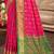 rani pink patola silk blend woven work traditional saree