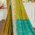 olive mustard patola silk blend woven work traditional saree