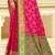 rani pink patola silk blend woven work traditional saree