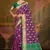 purple patola silk blend woven work traditional saree