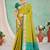 olive mustard patola silk blend woven work traditional saree