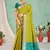 olive mustard patola silk blend woven work traditional saree
