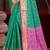 emerald green patola silk blend woven work traditional saree