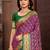 purple patola silk blend woven work traditional saree